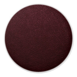 Pomo De Cerámica Maroon Leather