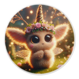 Pomo De Cerámica Marrón y belleza