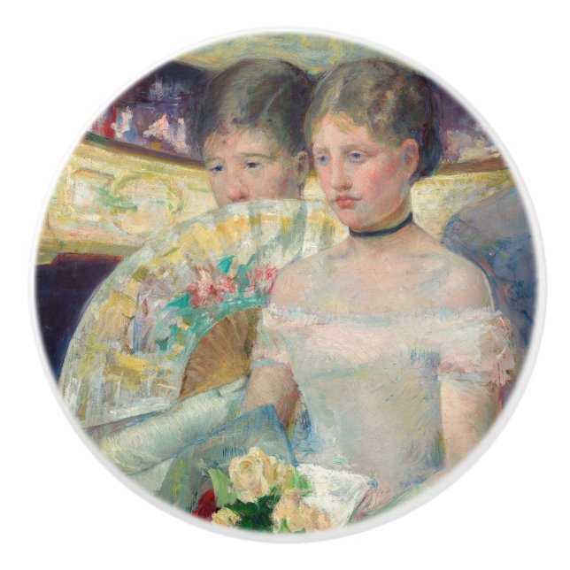 Pomo De Cerámica Mary Cassatt - The Loge (Anverso)