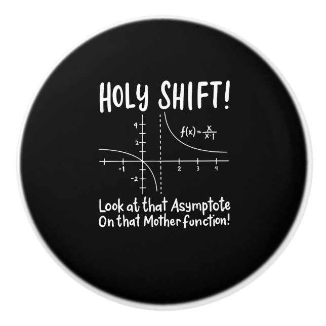 Pomo De Cerámica Matemáticas (Anverso)