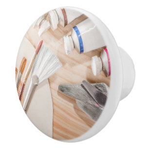 Pomo De Cerámica Material de arte