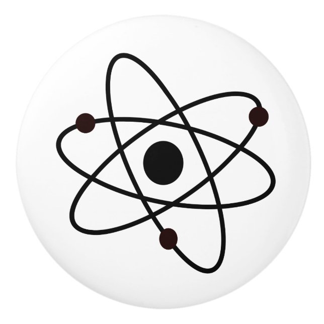 Pomo De Cerámica MCM nuclear Resumen moderno modernidad arte atómic (Anverso)