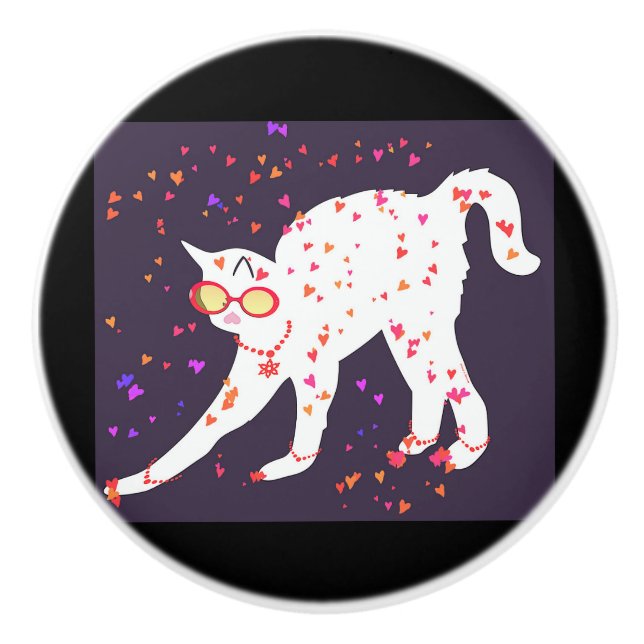 POMO DE CERÁMICA ME ENCANTA ESE GATO (Anverso)