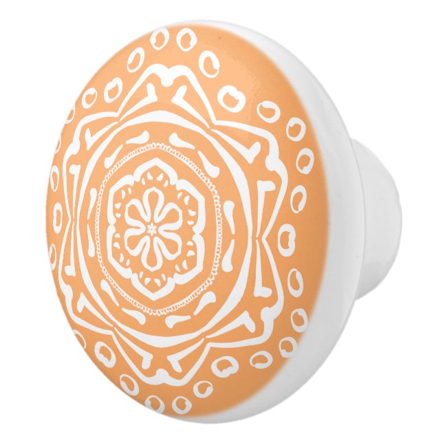 Pomo De Cerámica Melon Mandala (Derecha)