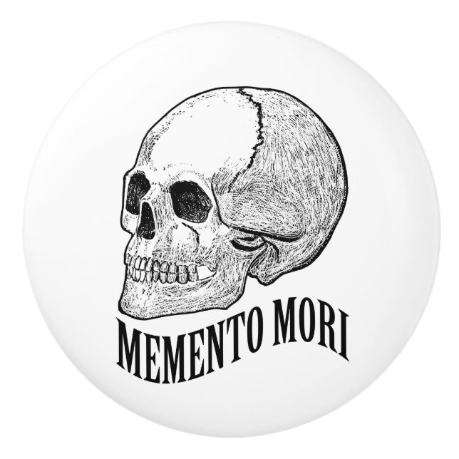 Pomo De Cerámica Memento mori (Anverso)
