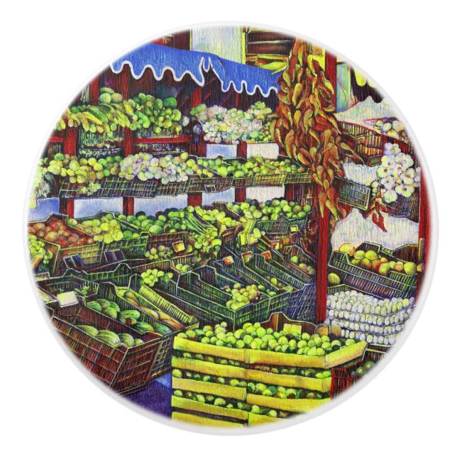 Pomo De Cerámica Mercado de Eddie, Hungría (Anverso)