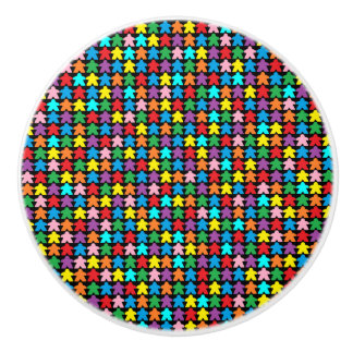 Pomo De Cerámica Métodos multicolores