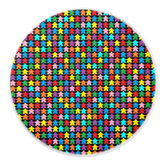Pomo De Cerámica Métodos multicolores (Anverso)