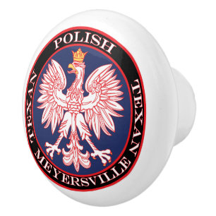 Pomo De Cerámica Meyersville Texan polaco
