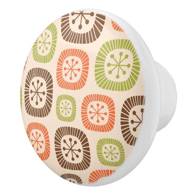 Pomo De Cerámica Mid Century Modern Atomic Age (Derecha)