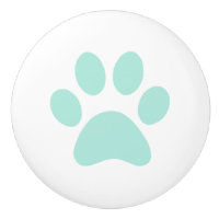 Mint Paw Print pawprint