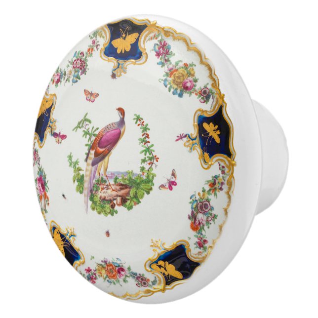 Pomo De Cerámica Mobiliario antiguo KItchen Mecklenburg Strelitz (Derecha)