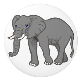 Pomo De Cerámica Mobiliario elefante de cerámica tableros de mandos