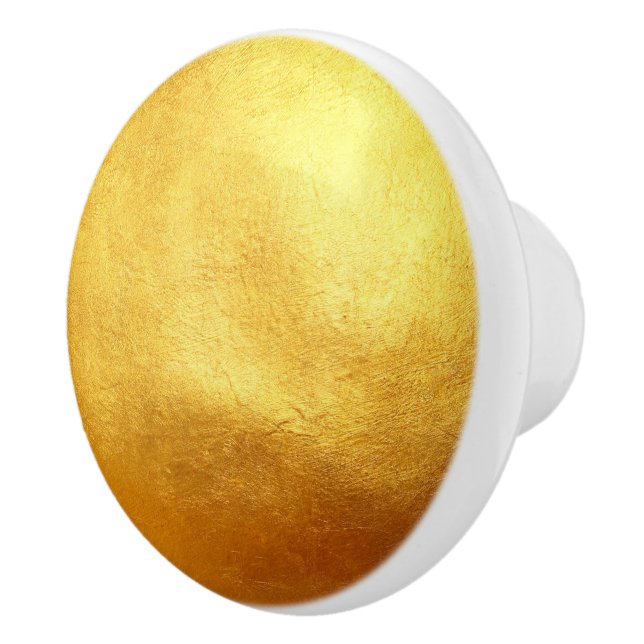 Pomo De Cerámica Moda metálica de oro de lujo moda costosa (Derecha)