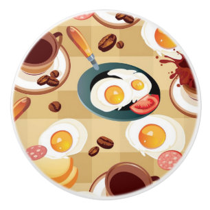 Pomo De Cerámica Modelo 3 del desayuno
