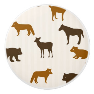 Pomo De Cerámica Modelo animal 1