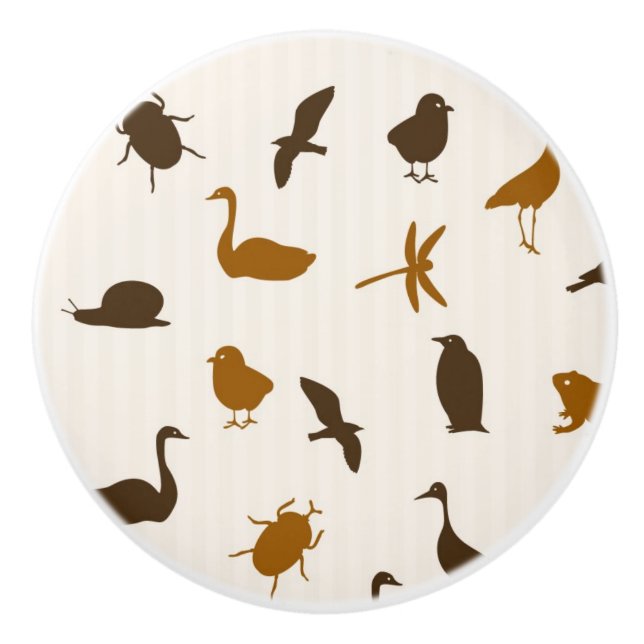 Pomo De Cerámica Modelo animal 2 (Anverso)