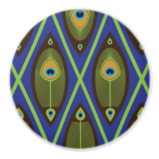 Pomo De Cerámica Modelo asiático (Anverso)