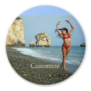 Pomo De Cerámica Modelo bikini bailando Thunder_Cove