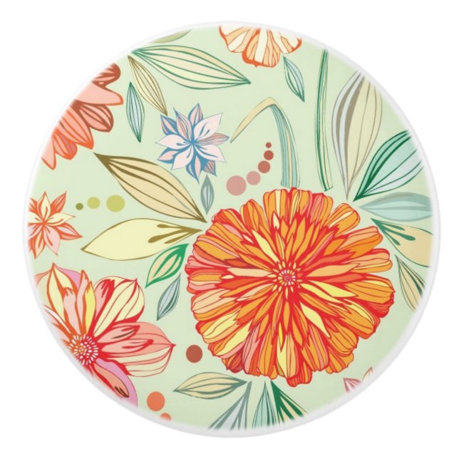 Pomo De Cerámica Modelo con los asteres (Anverso)