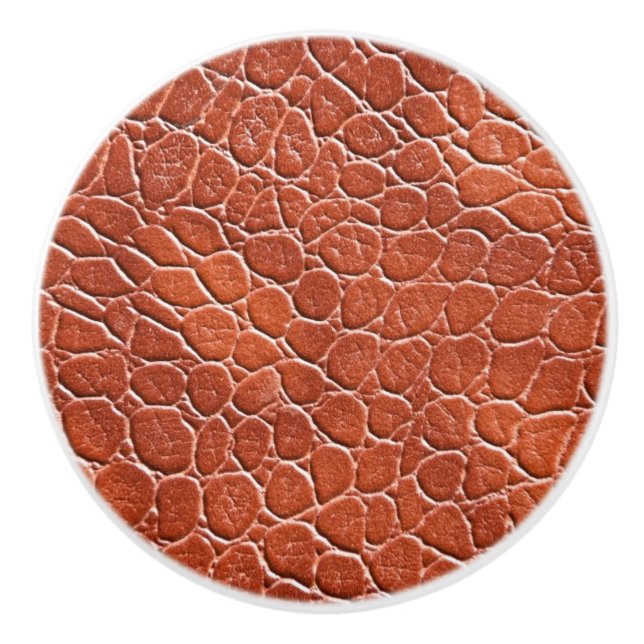 Pomo De Cerámica Modelo de cuero (Anverso)