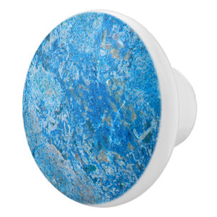Pomo De Cerámica Modelo de la piedra de gema, granito azul de Bahí