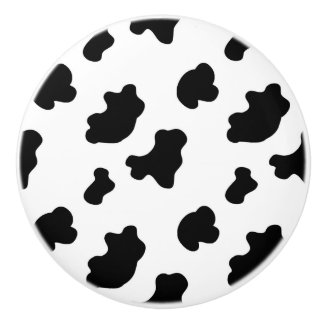 Pomo De Cerámica Modelo de la vaca