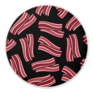 Pomo De Cerámica Modelo de las tiras de tocino