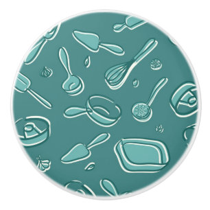 Pomo De Cerámica Modelo de los utensilios de la cocina