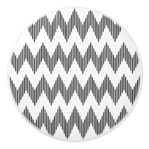 Pomo De Cerámica Modelo de zigzag geométrico 2