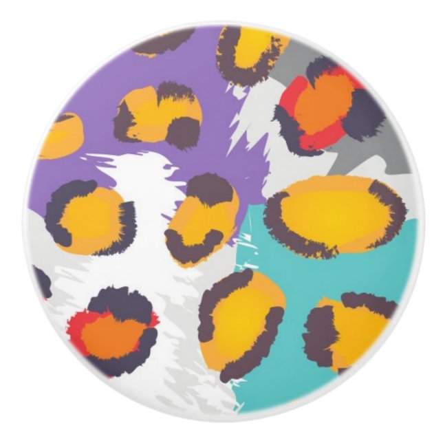 Pomo De Cerámica Modelo del animal de la fauna (Anverso)