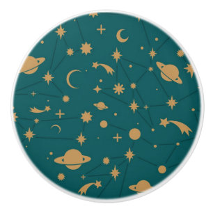 Pomo De Cerámica Modelo del espacio