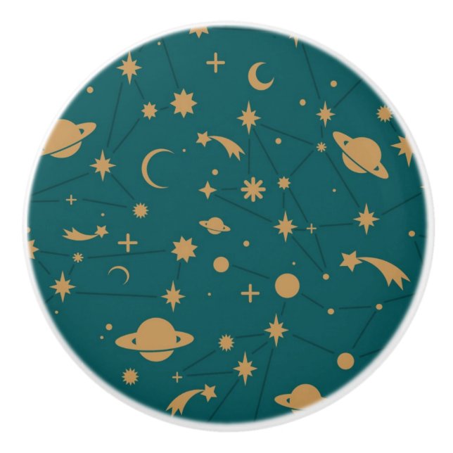 Pomo De Cerámica Modelo del espacio (Anverso)