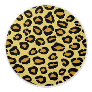 Pomo De Cerámica Modelo del leopardo