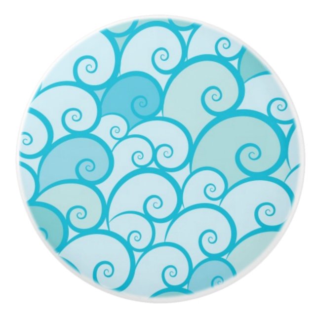 Pomo De Cerámica Modelo del mar (Anverso)