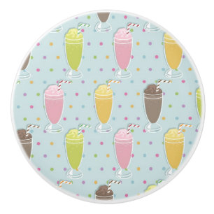 Pomo De Cerámica Modelo del Milkshake