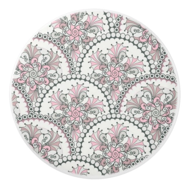 Pomo De Cerámica Modelo del vintage de Centle (Anverso)