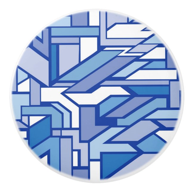 Pomo De Cerámica Modelo geométrico 2 (Anverso)