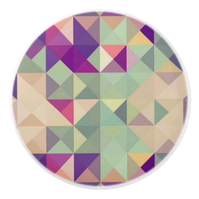 Pomo De Cerámica Modelo geométrico de los inconformistas del (Anverso)