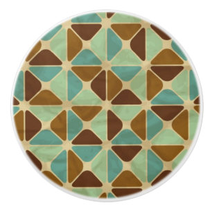 Pomo De Cerámica Modelo geométrico retro