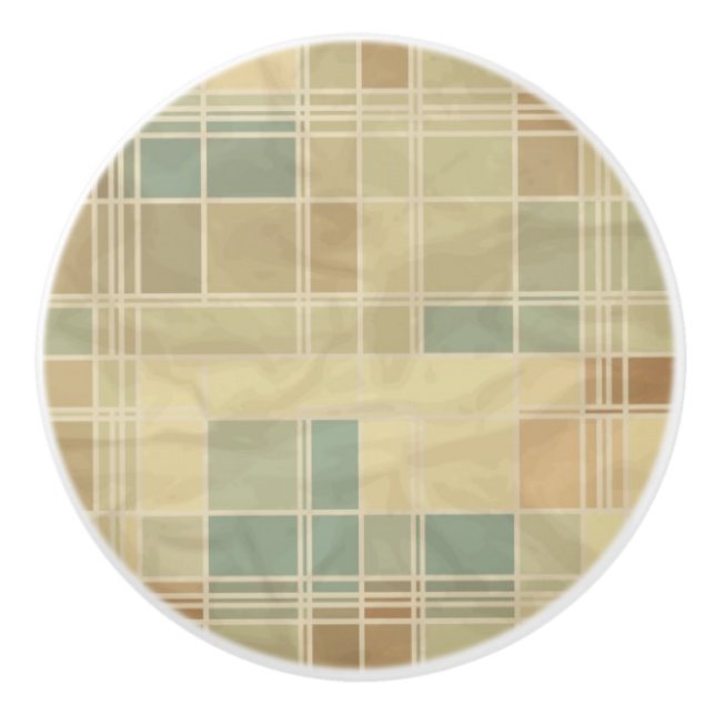 Pomo De Cerámica Modelo geométrico retro 6 (Anverso)