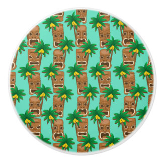 Pomo De Cerámica Modelo hawaiano de la repetición de Tiki