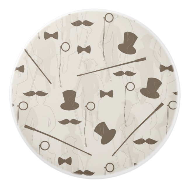 Pomo De Cerámica Modelo retro para el hombre 2 (Anverso)