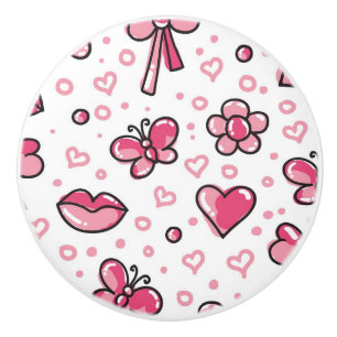 Pomo De Cerámica modelo romántico
