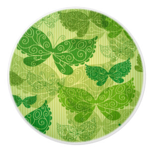 Pomo De Cerámica Modelo verde de la primavera