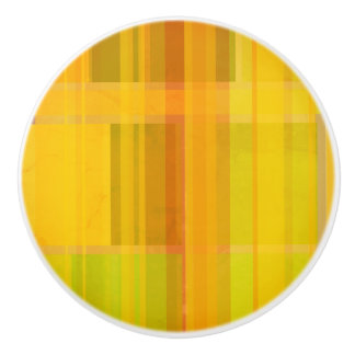 Pomo De Cerámica Moderno Abstracto | Colores Cítricos Coloridos