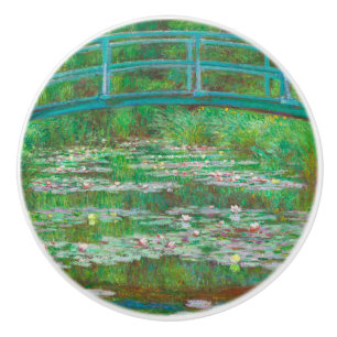 Pomo De Cerámica Monet the Japanese Footbridge