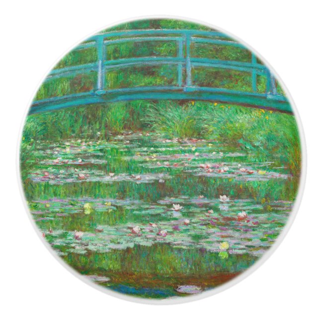 Pomo De Cerámica Monet the Japanese Footbridge (Anverso)