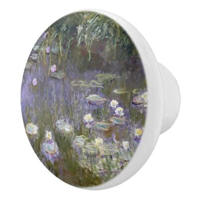 Pomo De Cerámica Monet Water Lilies Ceramic Knob (Derecha)