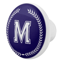 Pomo De Cerámica Monogram Personalized Drawer Handles Pulls Knobs 